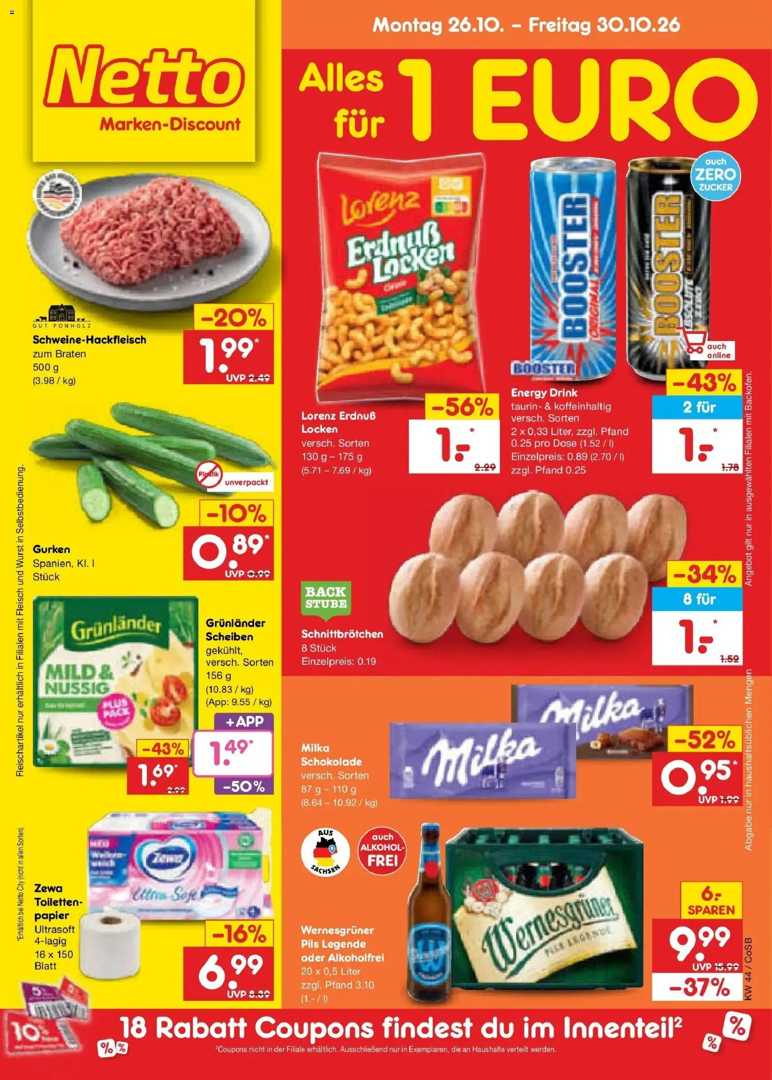 Vorschau von dem Prospekt des Geschäftes Netto Marken-Discount, gültig ab dem 26.10.2026