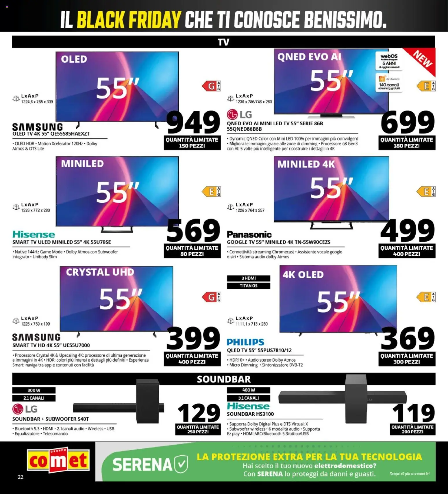 Anteprima dell'opuscolo Comet Black Friday dal negozio Comet valido da 29/10/2026