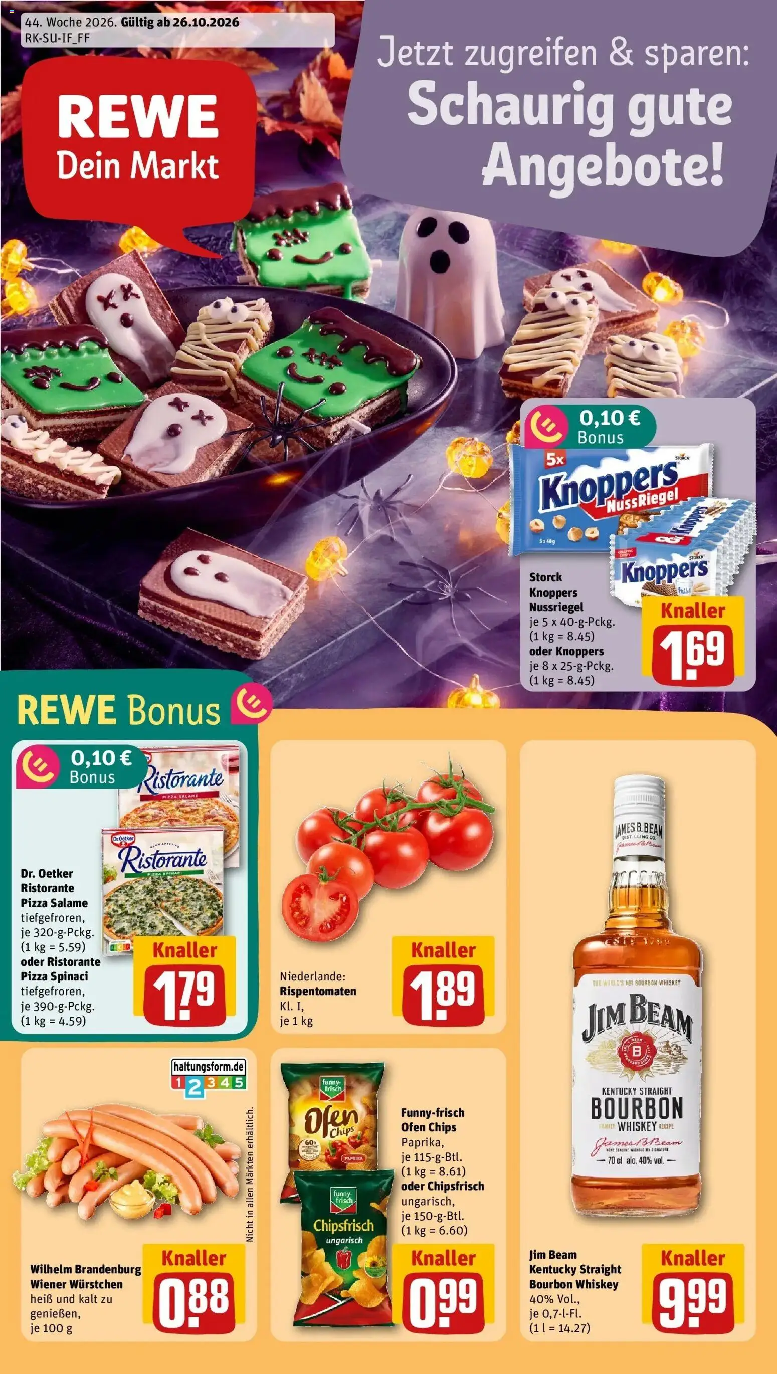 Vorschau von dem Prospekt des Geschäftes Rewe, gültig ab dem 26.10.2026