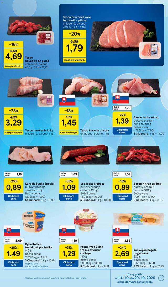 Nový Tesco leták od 14.10.