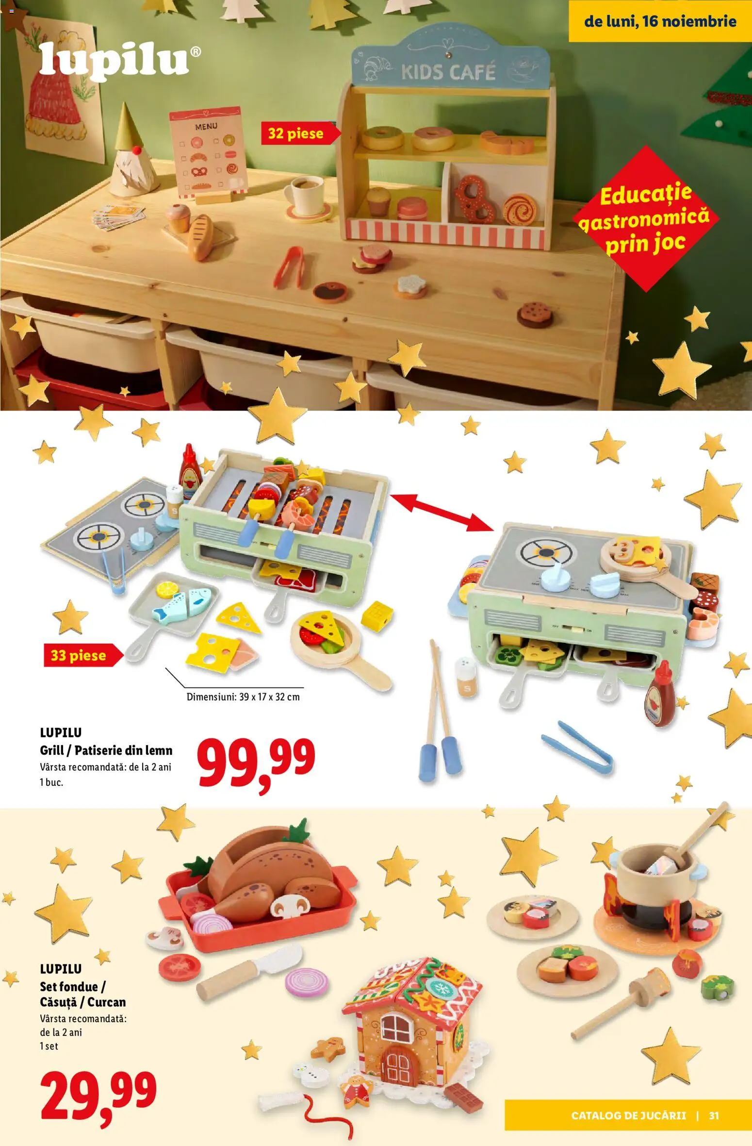 Previzualizarea de cataloage: Lidl Lidl Catalog De jucării valabil de la 02.11.2026 - Joc, Grill, Casuta