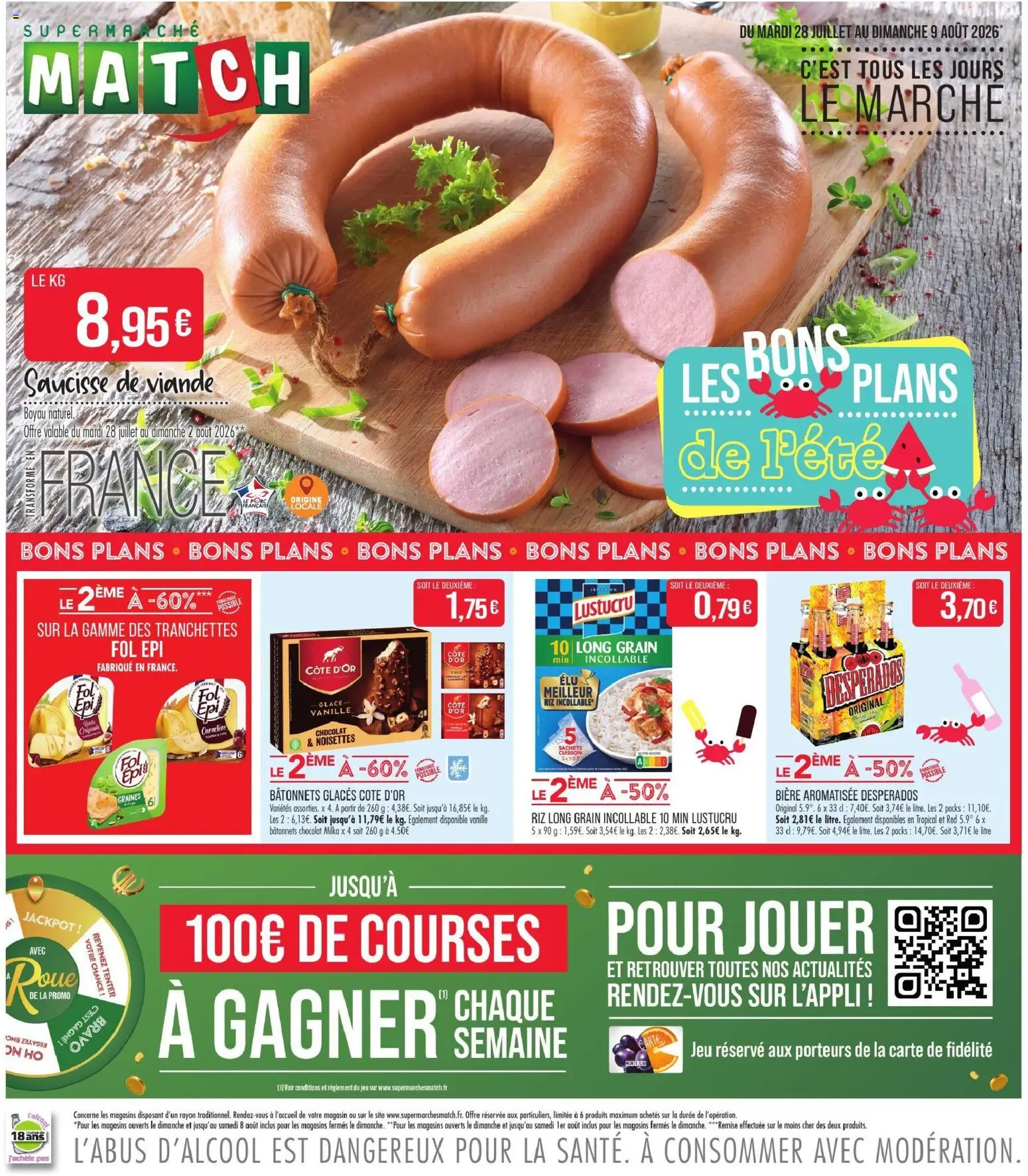 Prévisualisation de Match Supermarché catalogue du magasin Match Supermarché formulaire valide 28/07/2026