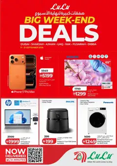 Preview of the catalogue Lulu Hypermarket catalogue Big Weekend Deals - Dubai & Northern Emirates of store Lulu Hypermarket valid from 17 Sep, 2026