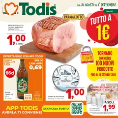 Anteprima dell'opuscolo Todis volantino Sicilia dal negozio Todis valido da 20/08/2026