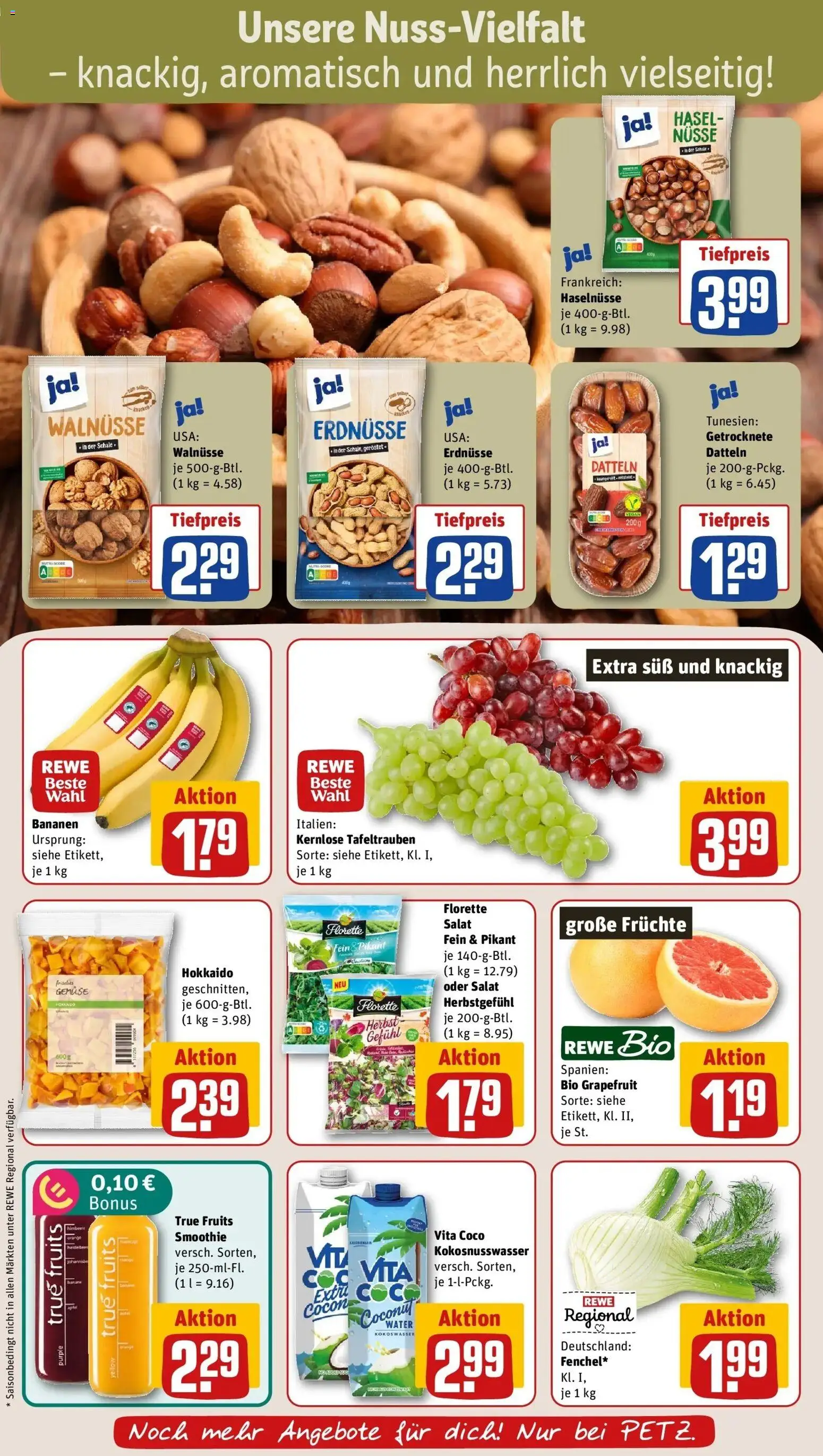 Vorschau von dem Prospekt des Geschäftes Rewe, gültig ab dem 26.10.2026