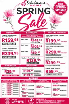 Preview of Schulman's Home flyer valid from 03/09/2026