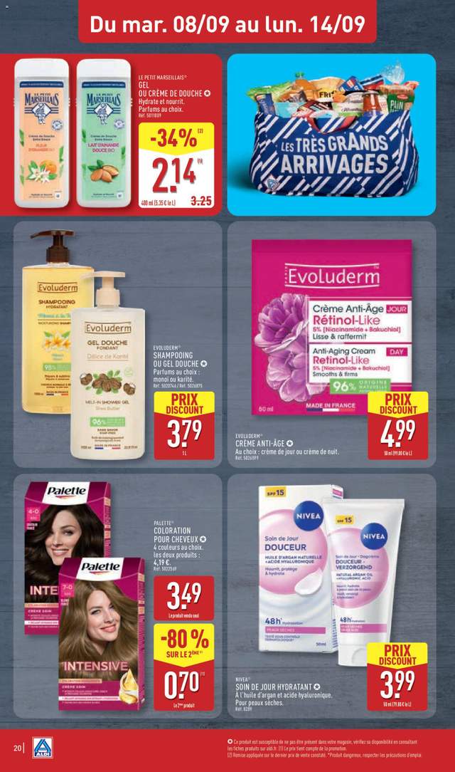 Nouveau catalogue Aldi à partir du 08/09