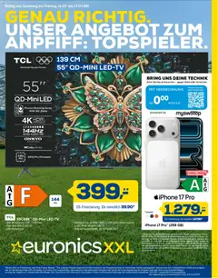 Vorschau von dem Prospekt des Geschäftes Euronics, gültig ab dem 11.07.2026