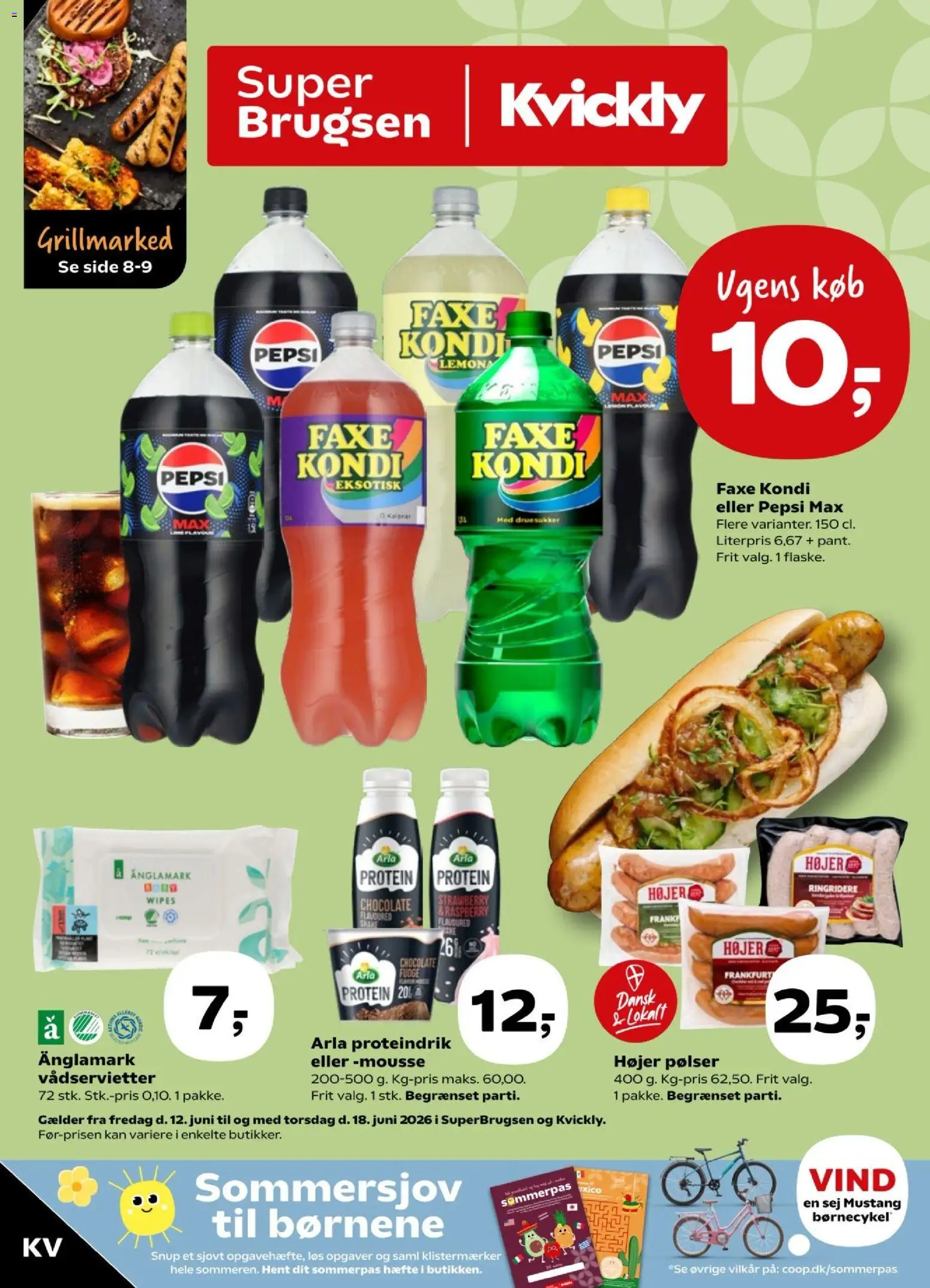 Eksempel på tilbudsavis Kvickly - Tilbudsavis uge 24 fra butik Kvickly gyldig fra 12/06/2026