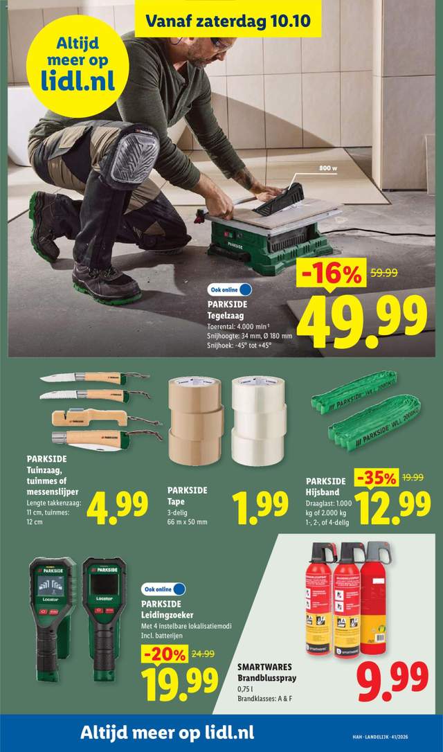 Nieuwe Lidl folder vanaf 05-10