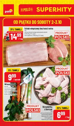 Pogląd gazetki "POLOmarket gazetka - Super Hity" ze sklepu POLOmarket ważnej od 02.10.2026