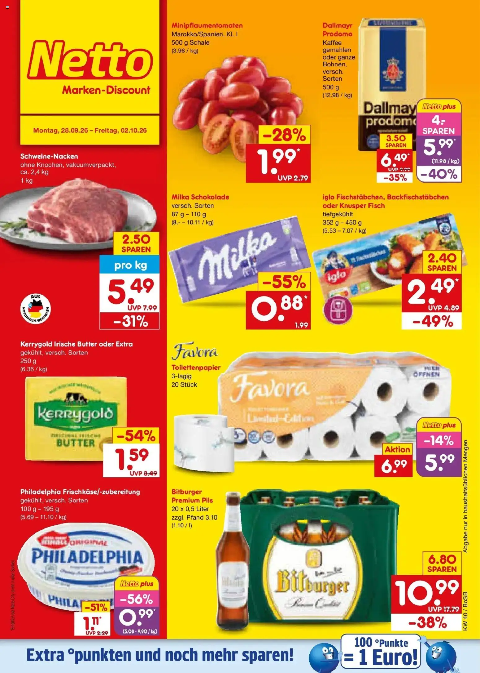 Vorschau von dem Prospekt des Geschäftes Netto Marken-Discount, gültig ab dem 28.09.2026