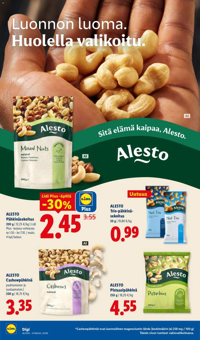 Uusi Lidl tarjouslehti alkaen 05/10