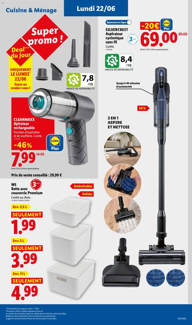 Nouveau catalogue Lidl à partir du 18/06