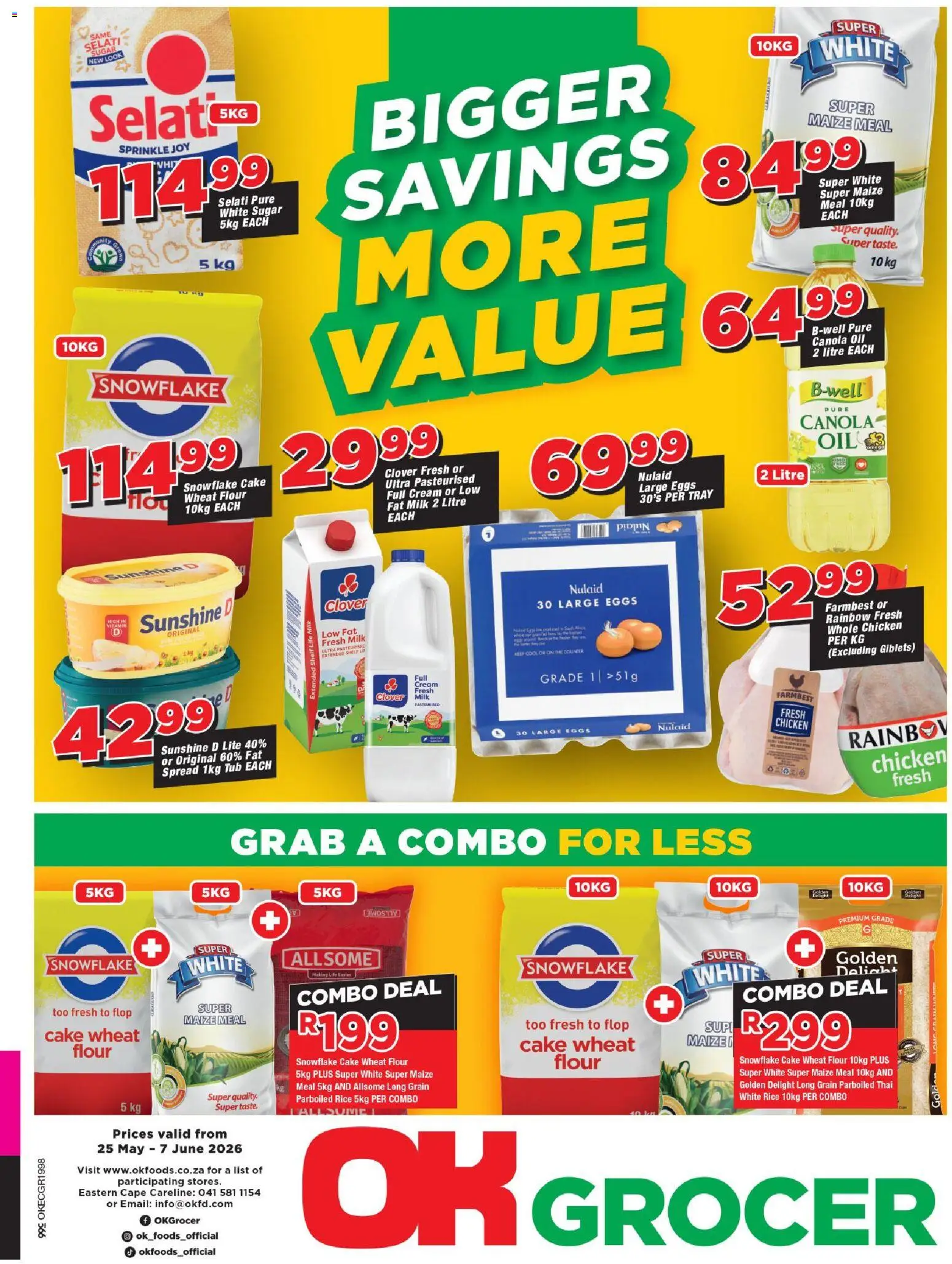 Preview of OK Foods flyer valid from 25/05/2026
