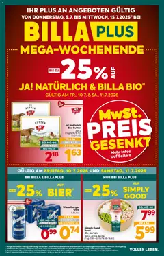 Vorschau der Angebote: Billa Plus Billa Plus Flugblatt gültig ab 09.07.2026