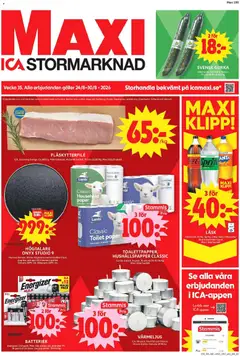 Förhandsgranska reklamblad ICA Maxi erbjudanden från butik ICA Maxi gäller från 24/08/2026