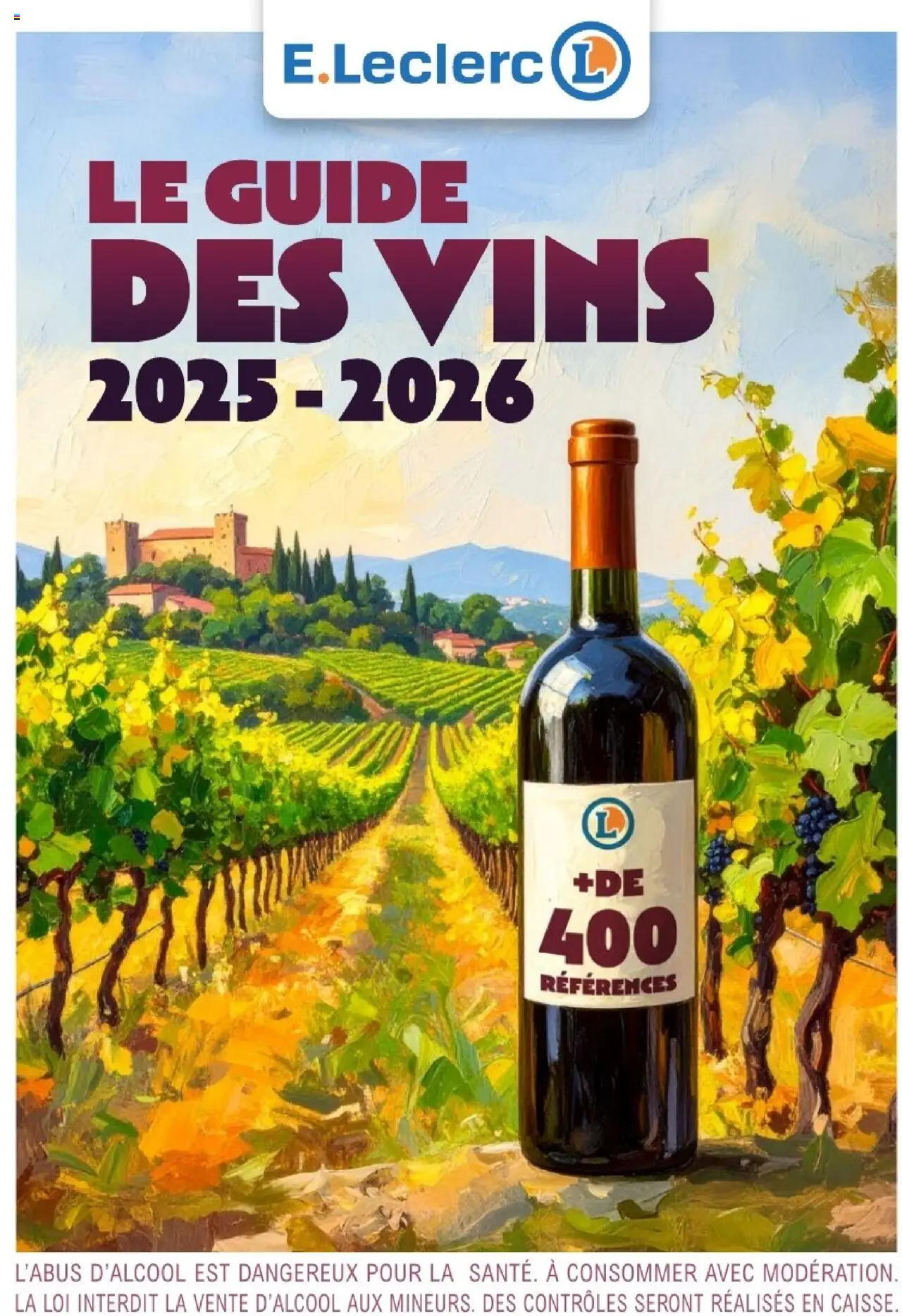 Prévisualisation de Le guide des vins du magasin E.Leclerc formulaire valide 01/09/2025