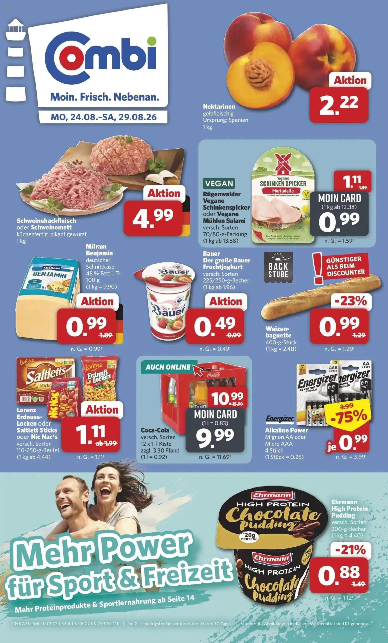 Vorschau von dem Prospekt des Geschäftes Combi, gültig ab dem 24.08.2026