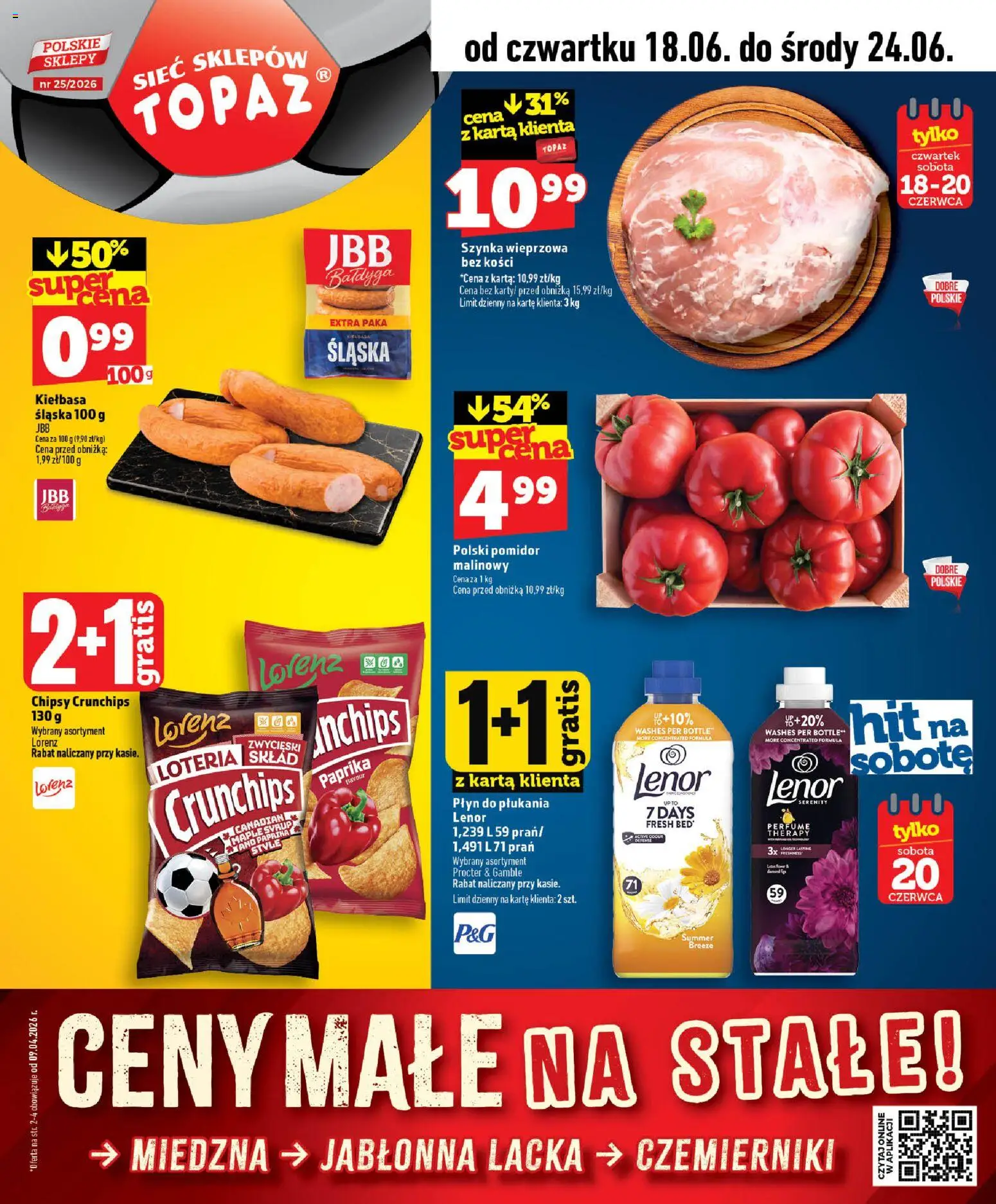 Pogląd gazetki "Topaz gazetka - Ceny małe na stałe" ze sklepu Topaz ważnej od 18.06.2026