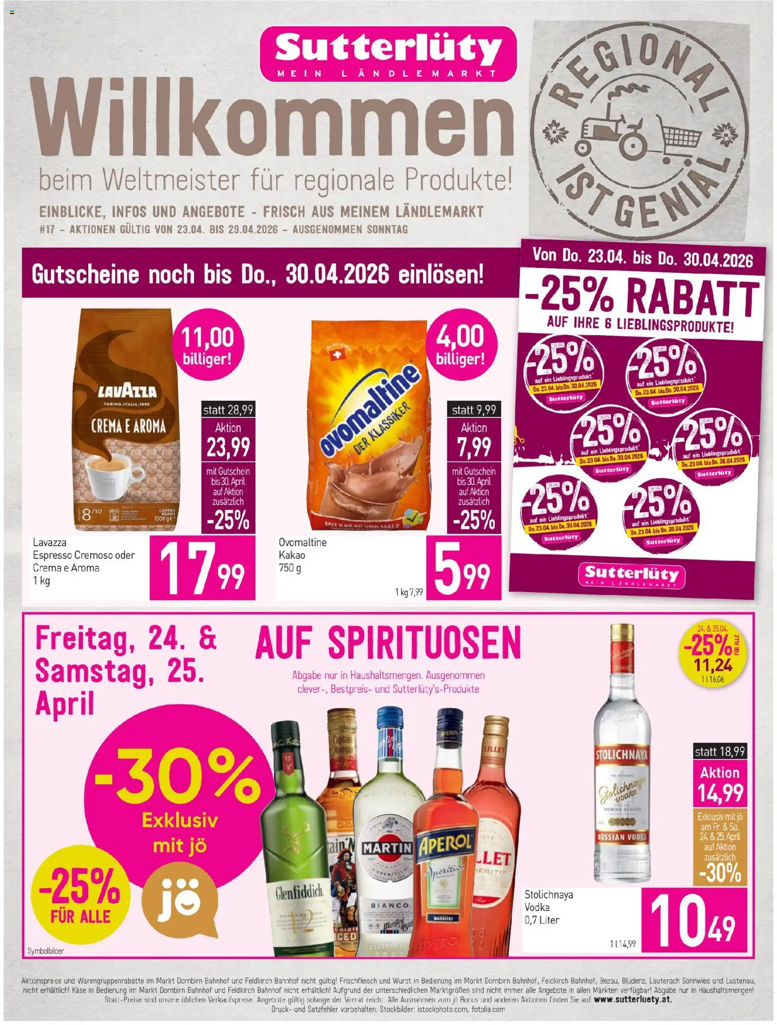 Vorschau der Angebote: Sutterlüty Sutterlüty Flugblatt gültig ab 23.04.2026