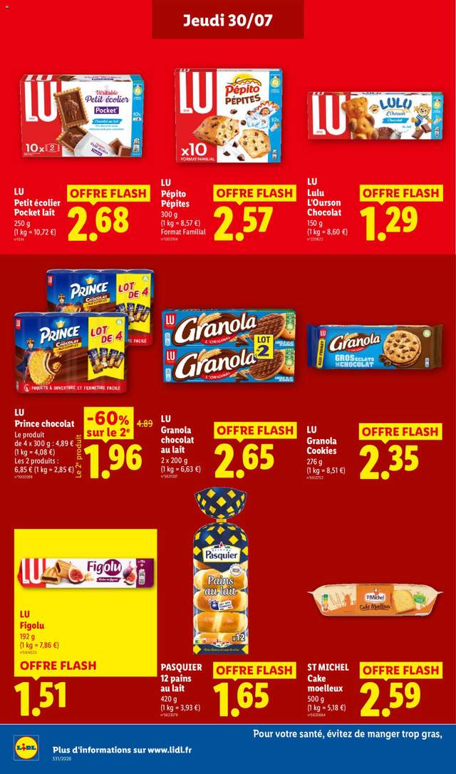 Nouveau catalogue Lidl à partir du 30/07