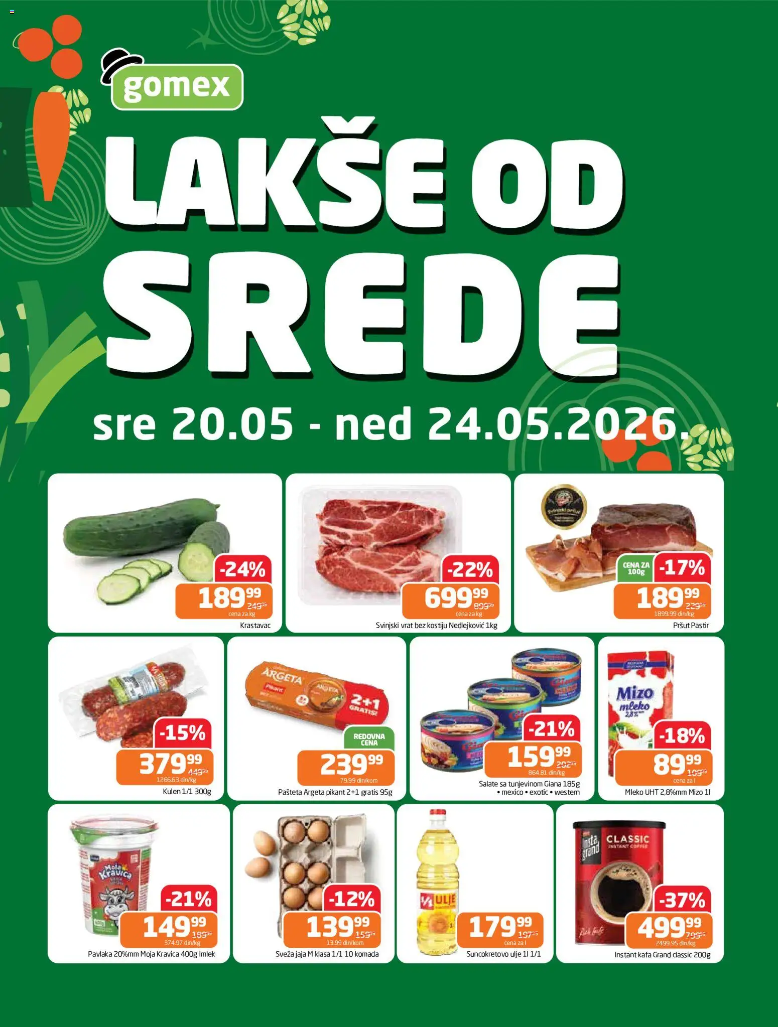 Pregled Gomex kataloga - važi od 20.05.2026
