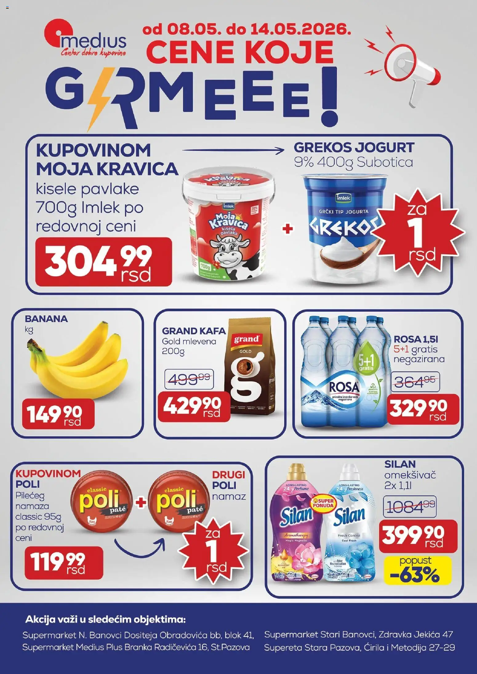 Pregled Medius kataloga - važi od 08.05.2026