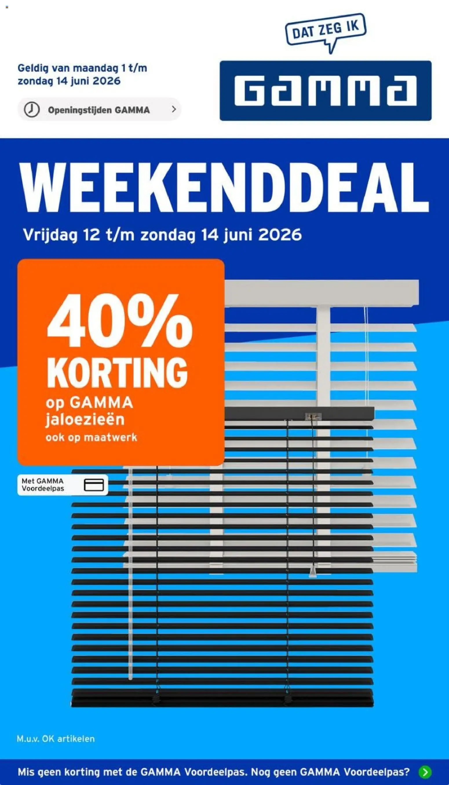 Voorbeeld van GAMMA folder van winkel GAMMA geldig vanaf 01-06-2026