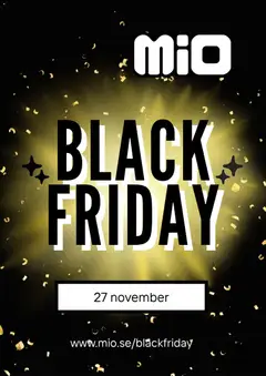 Förhandsgranska reklamblad Mio - Black Friday förhandsinformation från butik Mio gäller från 21/10/2026