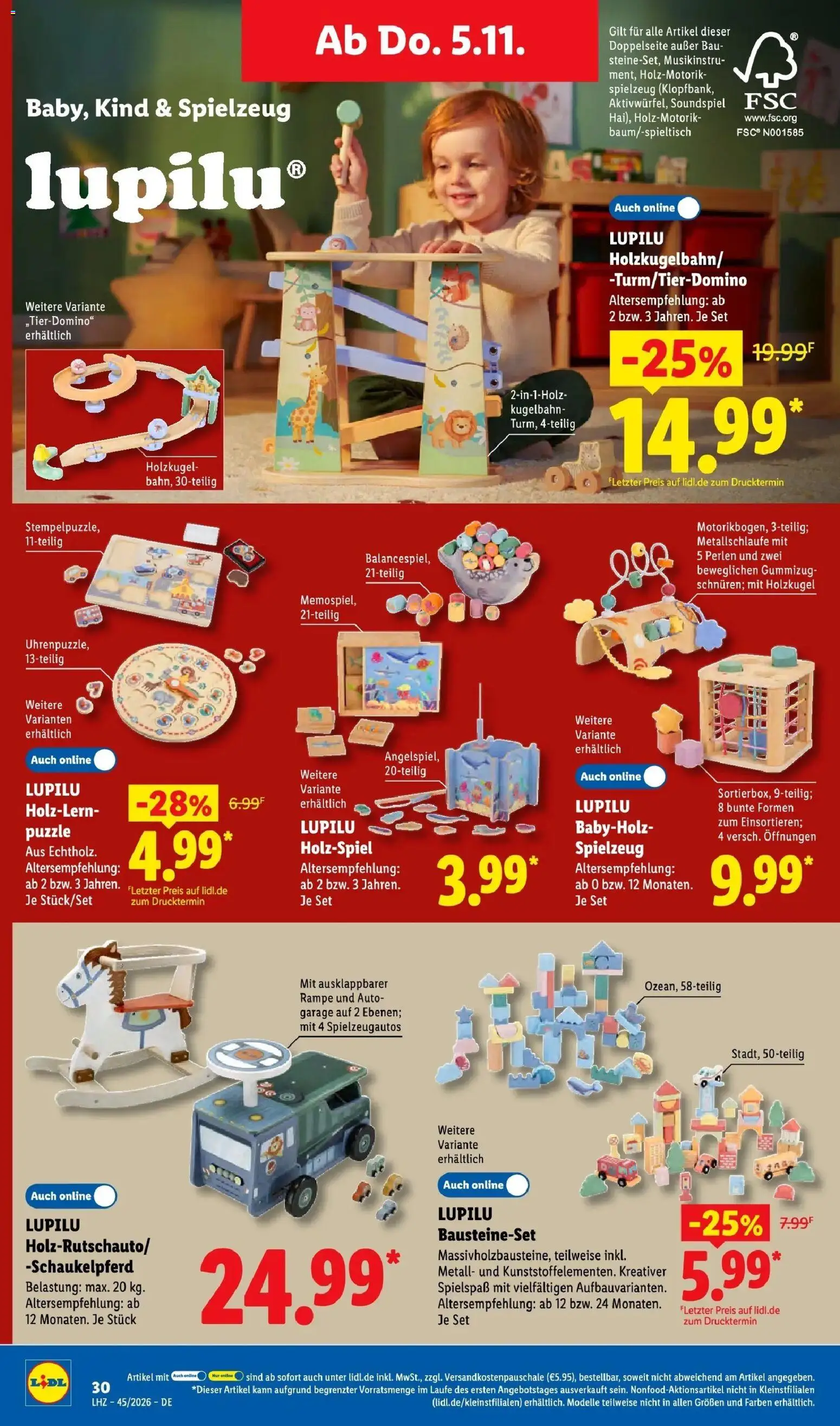 Vorschau von dem Prospekt des Geschäftes Lidl, gültig ab dem 02.11.2026