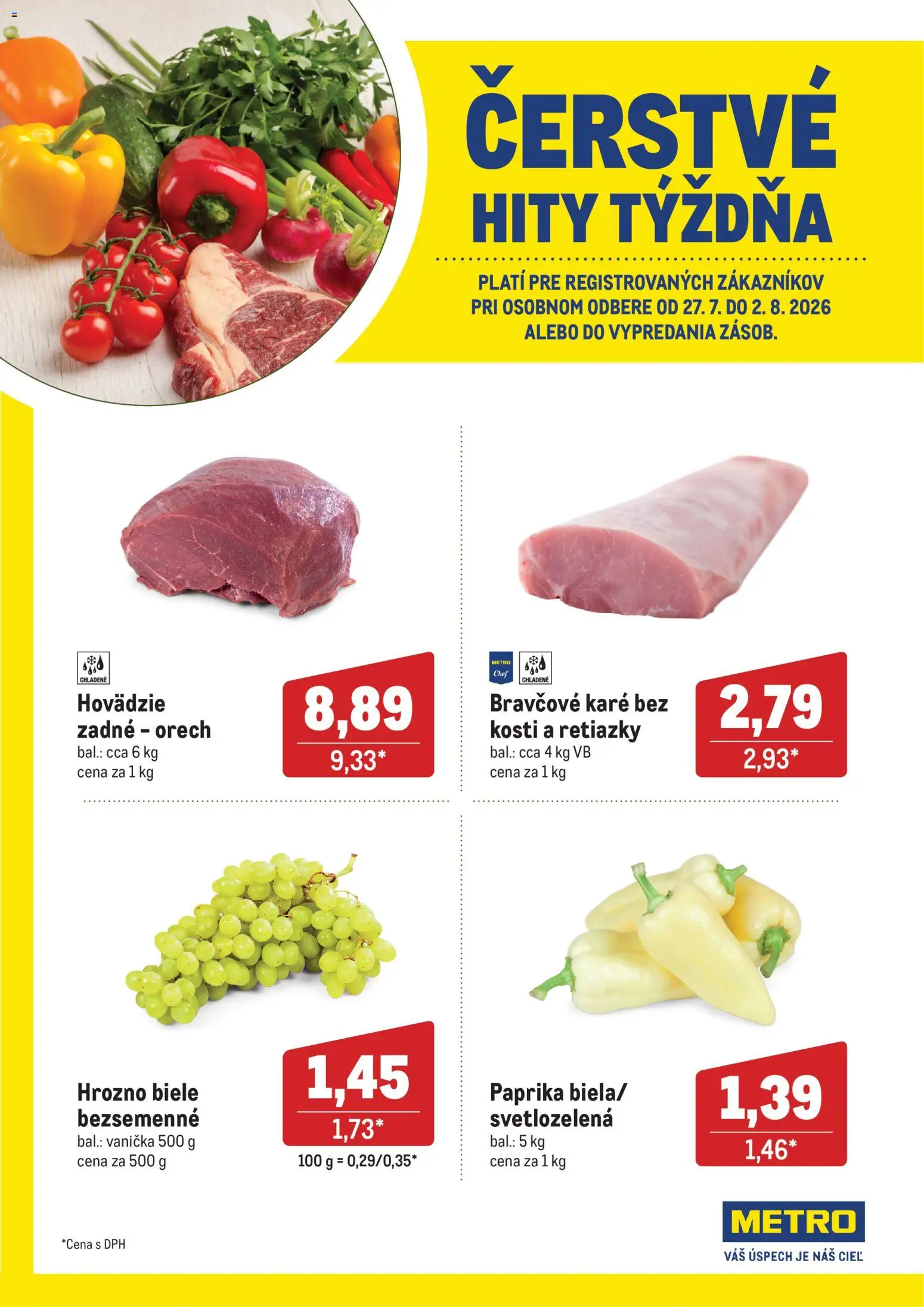 Náhľad Metro letáku platného od 27.07.2026