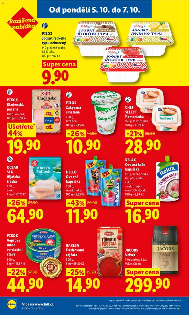Nový Lidl leták od 05.10.