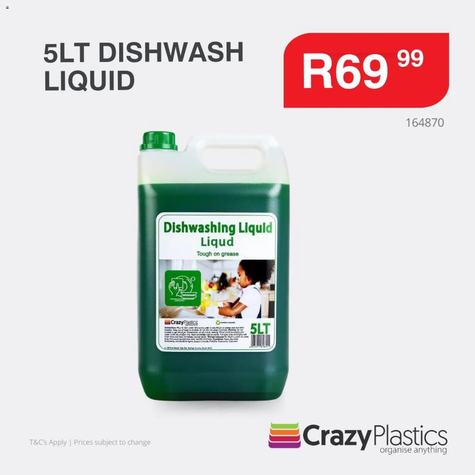Preview of Crazy Plastics flyer valid from 14/03/2026 - Dishwashing liquid