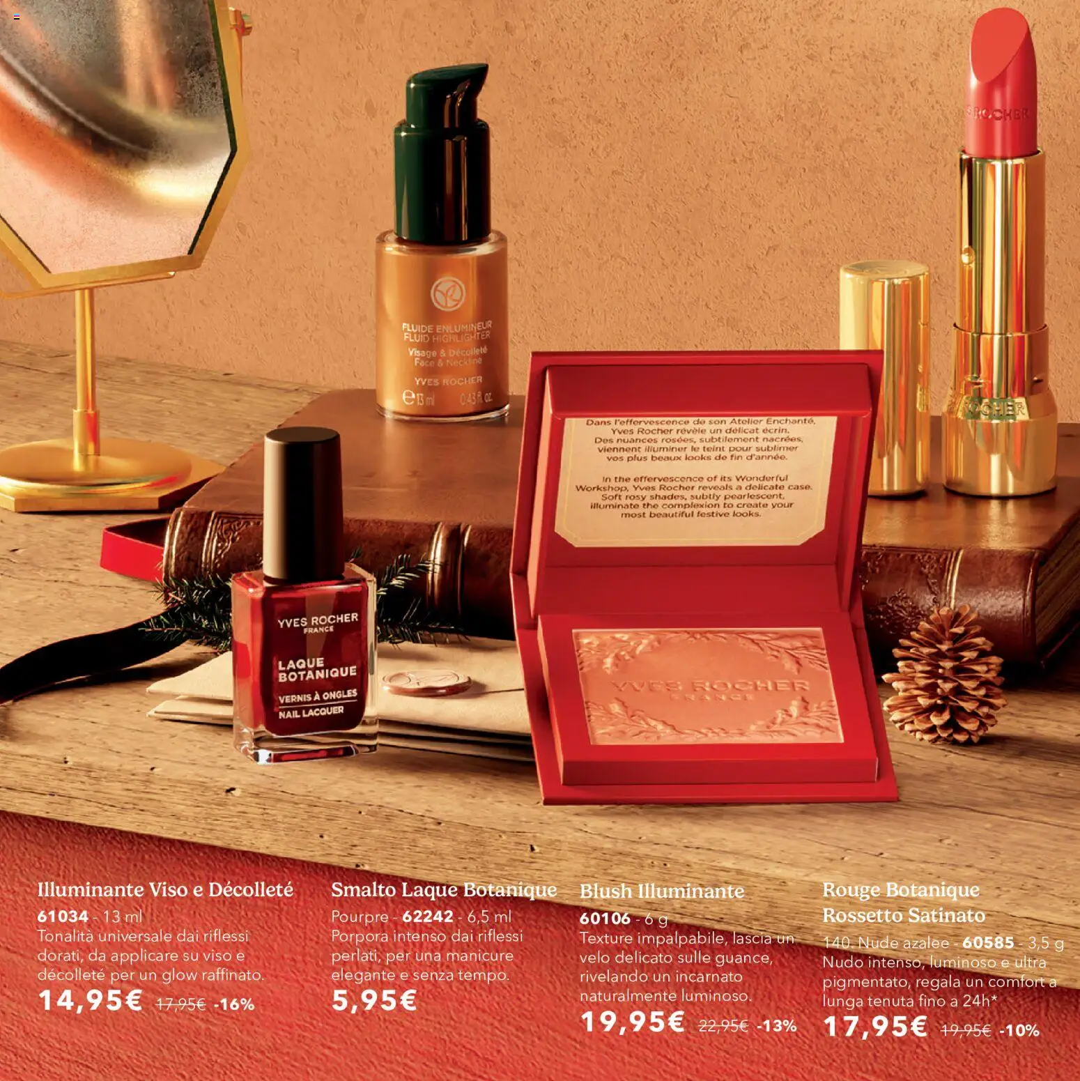 Anteprima dell'opuscolo Yves Rocher catalogo L'atelier Dei Desideri dal negozio Yves Rocher valido da 20/10/2026 - The, Rossetto, Blush, Illuminante