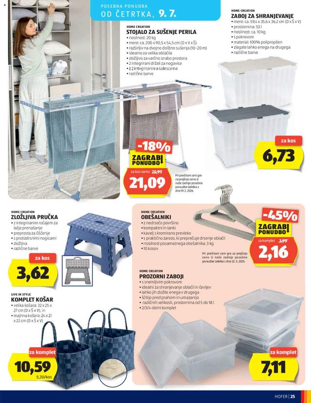 Novi Hofer katalog od 01.07.