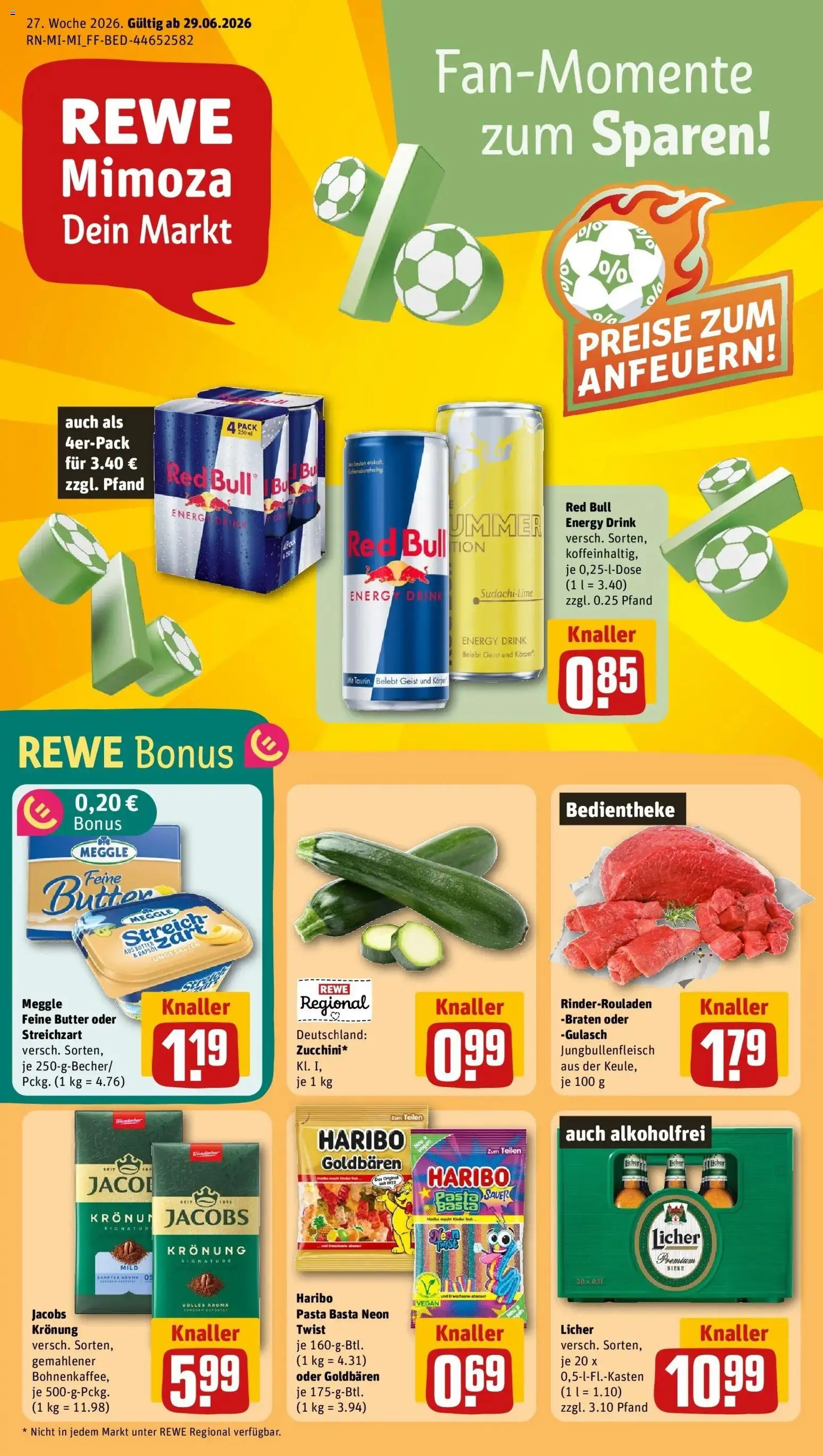 Vorschau von dem Prospekt des Geschäftes Rewe, gültig ab dem 28.06.2026