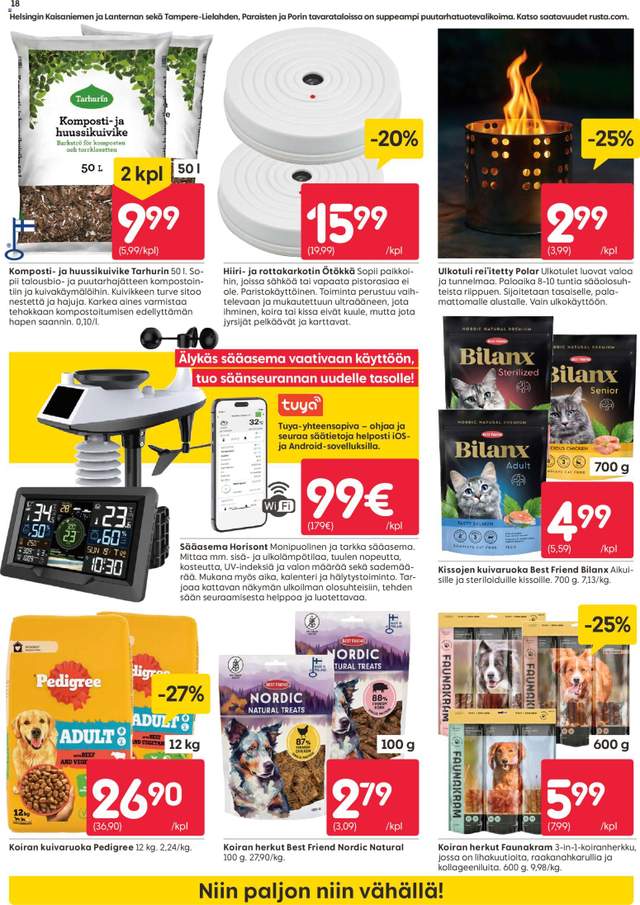 Uusi Rusta tarjouslehti alkaen 28/09