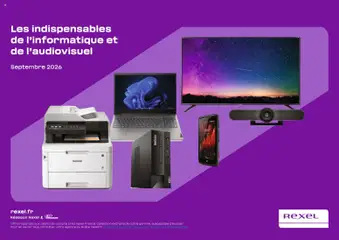 Prévisualisation de Rexel - Brochure de I'informatique du magasin Rexel formulaire valide 01/09/2026