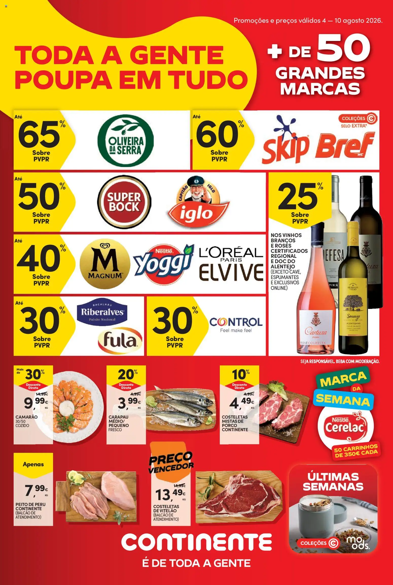 Pré-visualização do folheto da loja Continente válida a partir de 04/08/2026
