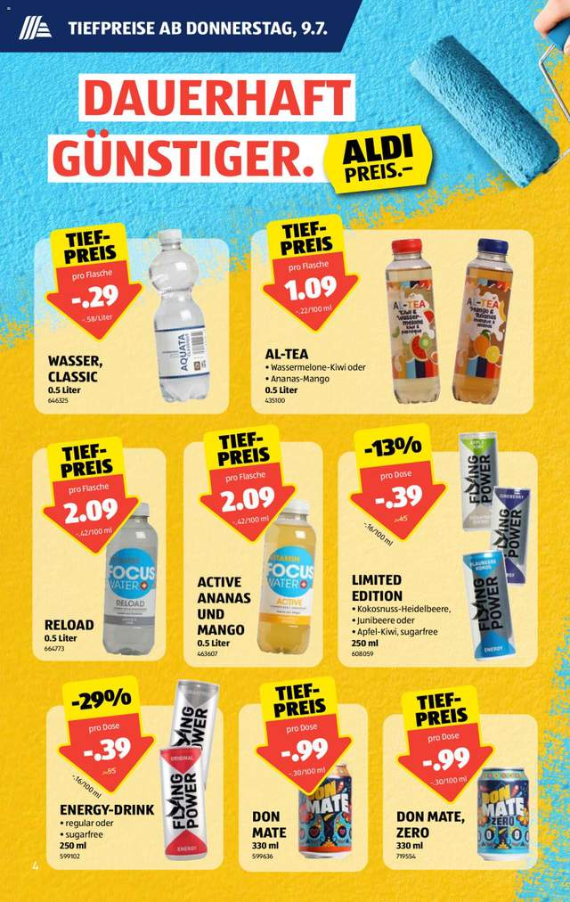 Neue Aldi Aktionen ab 09.07.