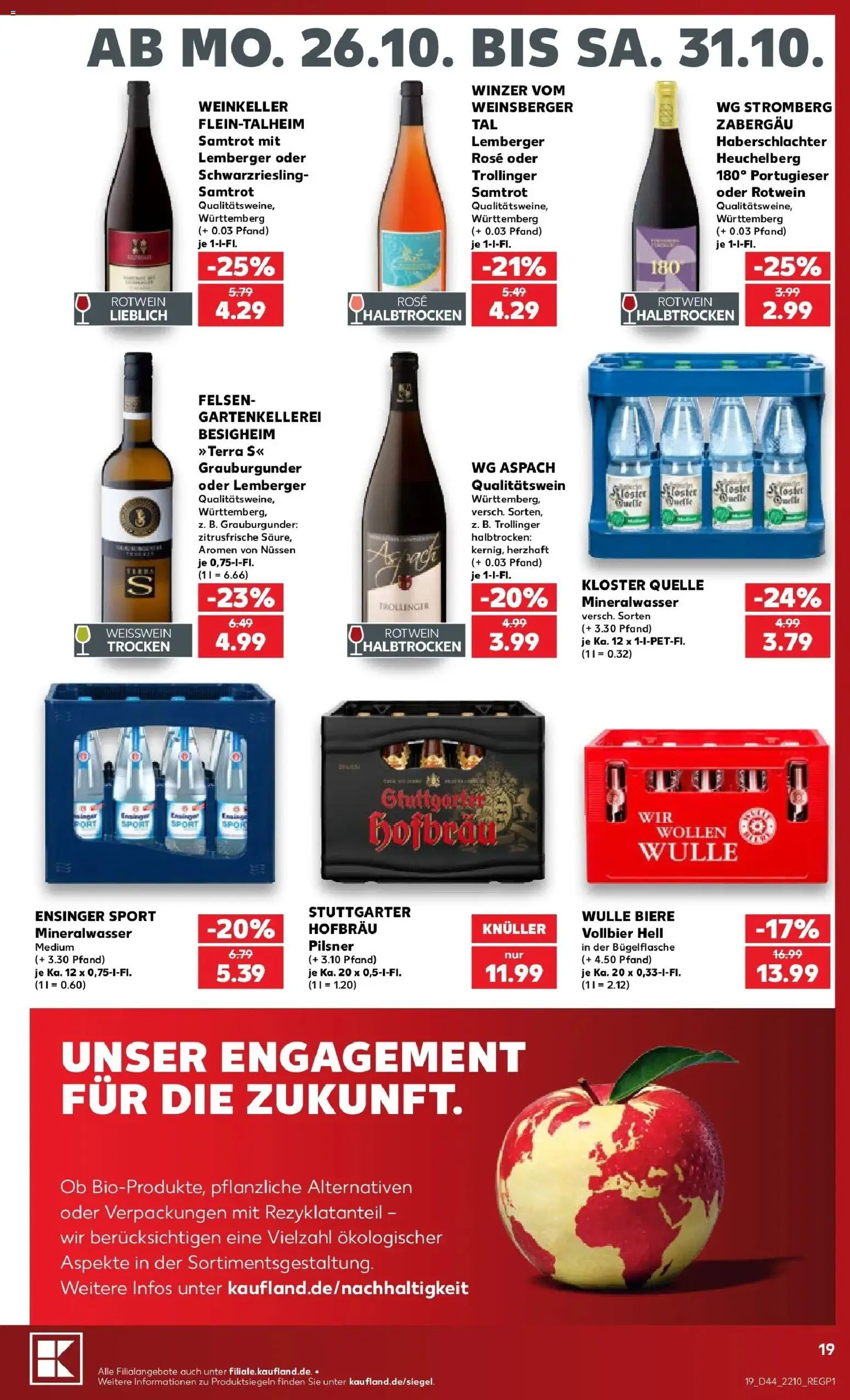Vorschau von dem Prospekt des Geschäftes Kaufland, gültig ab dem 26.10.2026