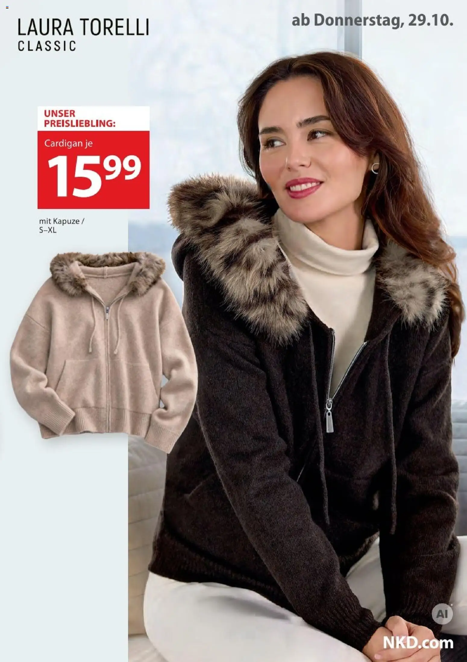 Vorschau von dem Prospekt des Geschäftes NKD, gültig ab dem 29.10.2026 - Cardigan