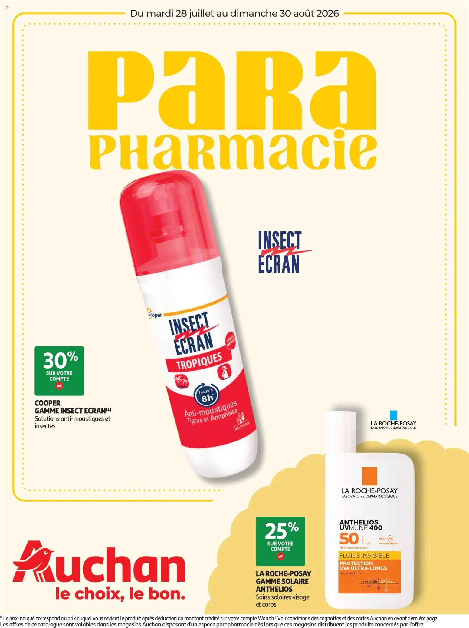 Voorbeeld van Auchan Parapharmacie, beauté van winkel Auchan geldig vanaf 28/07/2026 - Parfum, La