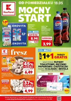 Pogląd gazetki "Kaufland gazetka - Mocny start" ze sklepu Kaufland ważnej od 18.05.2026