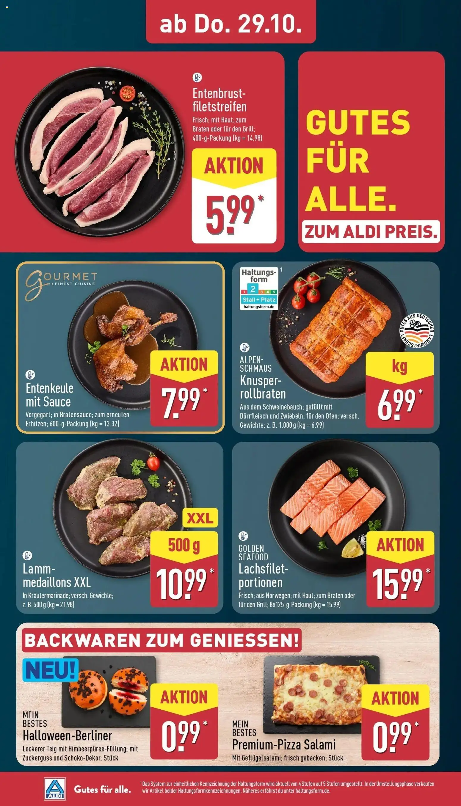 Vorschau von dem Prospekt des Geschäftes Aldi, gültig ab dem 26.10.2026