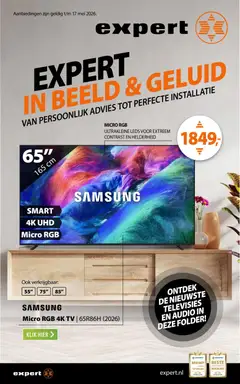 Voorbeeld van Expert folder van winkel Expert geldig vanaf 11-05-2026