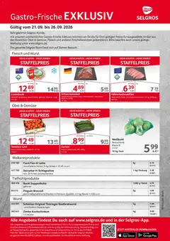 Vorschau von dem Prospekt des Geschäftes Selgros, gültig ab dem 21.09.2026