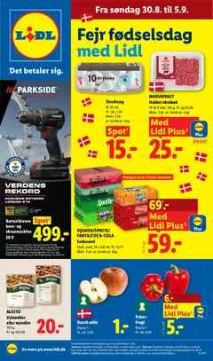 Eksempel på tilbudsavis Lidl - Tilbudsavis fra butik Lidl gyldig fra 30/08/2026