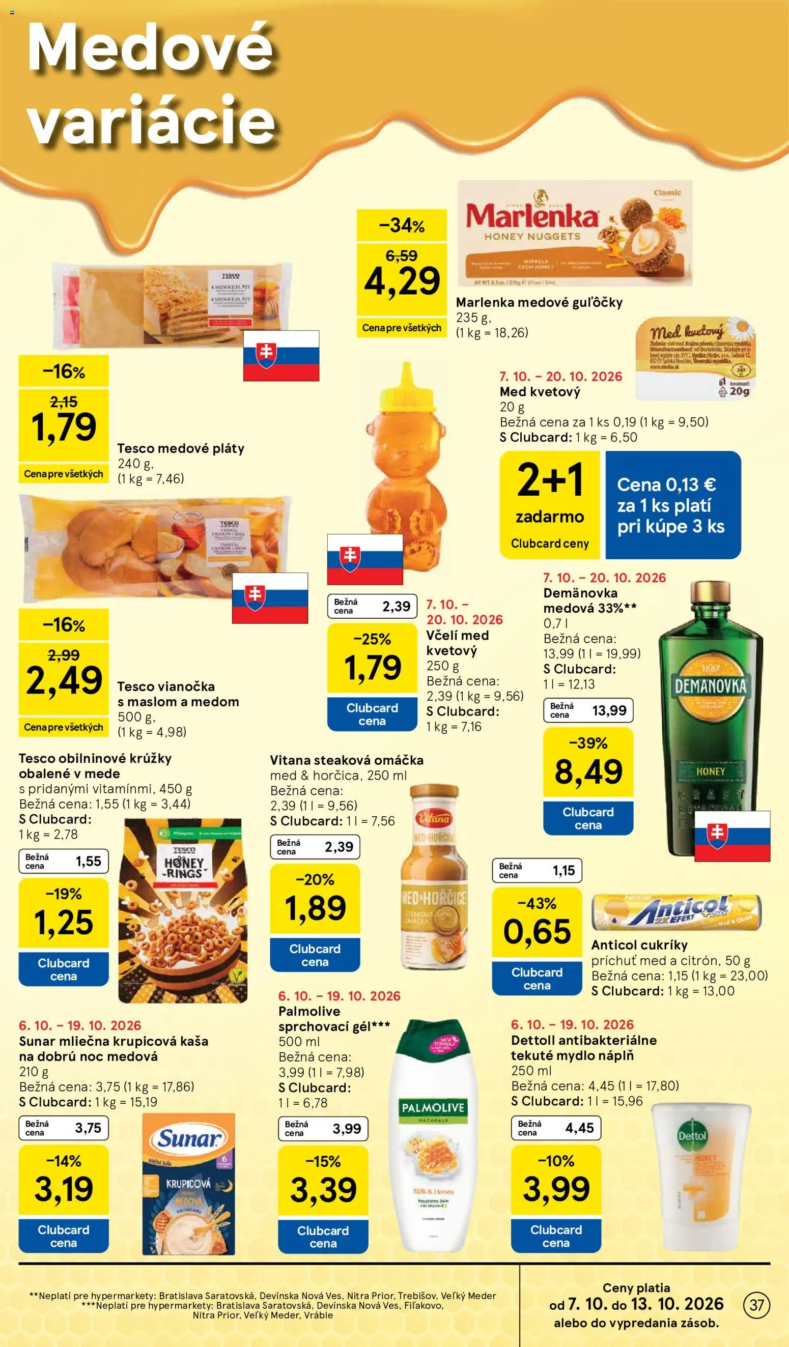 Náhľad Tesco letáku platného od 07.10.2026